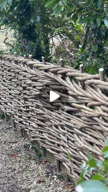 Paul Lamb on Instagram: "Hedging has come to an end for me as the spring gains momentum..but there’s still plenty to do..this the first of several wattle fences to install over the coming weeks…  #wattle #naturegarden #hazel #gardendesignideas #hedger #ancientcraft #oldways #cottagegarden #gardenfence" Wattle Fencing, Wattle Fence, Natural Fence, Backyard Shade, West Country, Fence Gate, Nature Garden, March 25, Garden Fencing