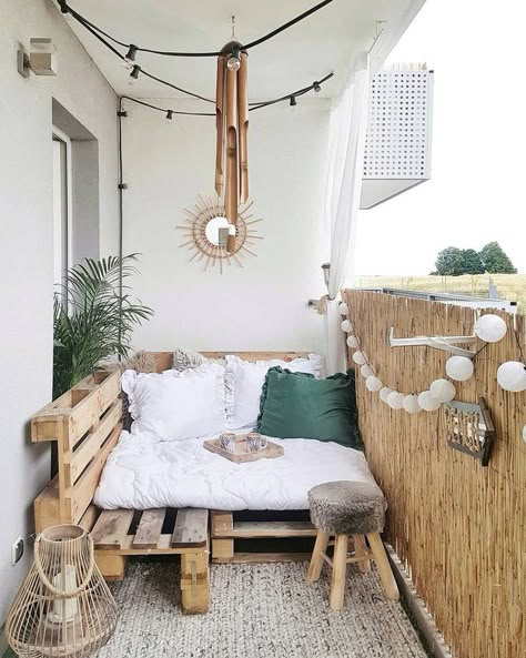 24 Ways to Make the Most of Your Small Apartment Balcony Balcon Mic, Balkon Decor, Tiny Balcony, Apartment Decorating On A Budget, Apartment Patio, Small Balcony Decor, Small Apartment Decorating, Apartment Balcony Decorating, Lounge Decor