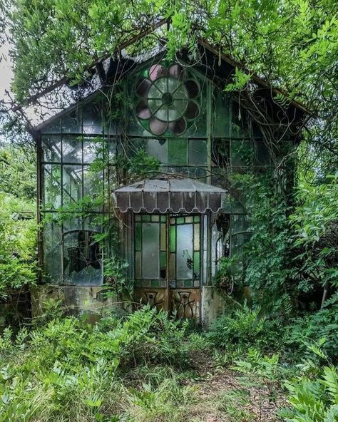 Abandoned Library, Planning Garden, Gothic Revival House, Old Abandoned Buildings, Villas In Italy, Gardening Design, Old Mansion, Gardening Landscaping, Abandoned Mansion