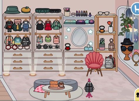 Toca Boca Room Ideas Colorful, Toca Boca House Room Ideas, Toca Boca Dressing Room Ideas, Toca Boca Dressing Room, Toco Boca Room Ideas, Toca Boca Ideas Living Room, Toca Boca Room Ideas Living Room, Toca Boca House Ideas Aesthetic, Toca World House Ideas Aesthetic