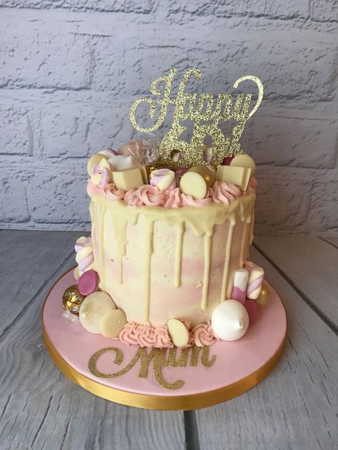 60th birthday drip cake 61 Birthday Cake For Mom, 60 Birthday Cake Ideas, 60th Bday Cake For Mom, 61 Birthday Cake, 60th Birthday Cake Ideas For Mom, Cake Ideas For Mom, 60th Birthday Cake For Mom, Birthday Cake For Mum, Cake For Mom