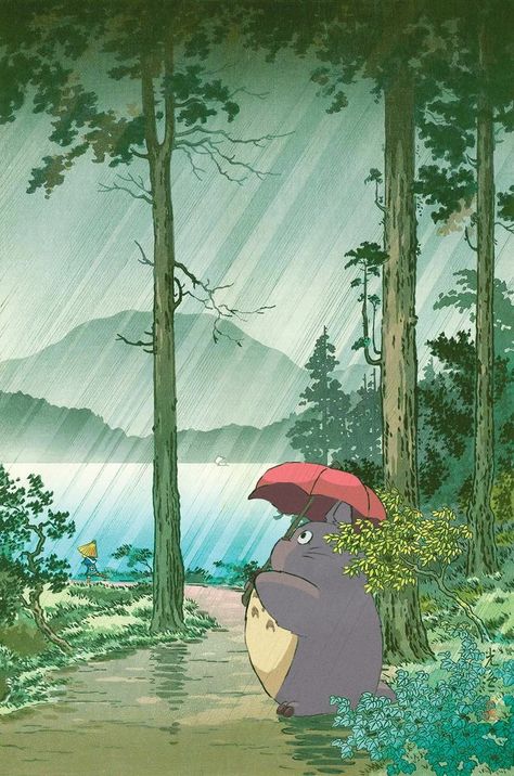 Studio Ghibli, Trees, Water, Anime