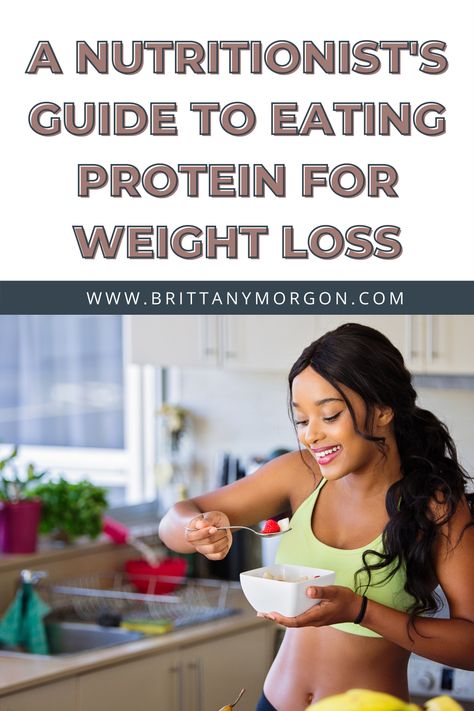 Protein is an essential part of any nutrition, fitness, or weight loss goal, but the questions keep coming: How much protein do you need? Where do I get more protein from? Is it okay to use protein powder? I have created this all-in-one protein guide to hopefully answer all of your questions about this essential macronutrient including... a protein grocery guide, protein snack ideas, protein for plant-based eaters, and more! #macros #iifym #weightloss #proteinsnacks #coachbrittanymorgon Protein Amounts For Women, Increasing Protein In Diet, Protein For Fat Loss, Protein Pacing, Eating More Protein, Get More Protein, Protein Requirements For Women, Increasing Protein Intake, How To Get 160 Grams Of Protein