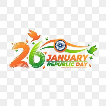 26 January Republic Day Png, 26 January Republic Day Background, 26 January Png, January Clipart, Republic Day Png, King Sketch, Indian Clipart, Flag Typography, 26 January Republic Day