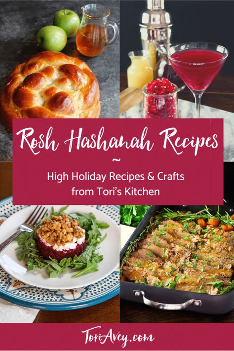 Tori Avey Recipes, Jewish New Year Recipes, Rosh Hashanah Recipes Dinners, Rosh Hashanah Traditions, Rosh Hashanah Menu, Jewish Desserts, Rosh Hashana Recipes, Biblical Feasts, Rosh Hashanah Table