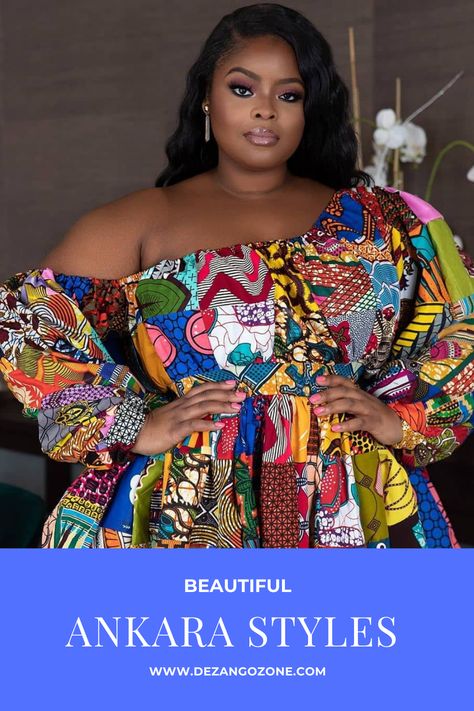 2020 ankara styles for plus size ladies Short Ankara Gowns Style, Short Gown Styles, Ankara Dress Designs, Ankara Short, Matching Prints, Ankara Short Gown Styles, Casual Attire For Women, Ankara Dress Styles, Short African Dresses