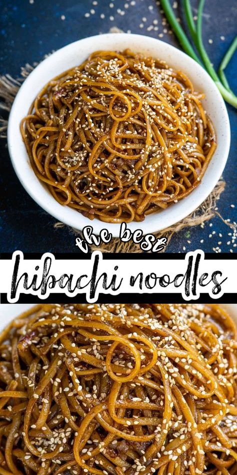 Hibachi Noodles, Hibachi Recipes, Japanese Hibachi, Fried Noodles Recipe, Asian Noodle Recipes, Noodle Recipes Easy, Noodle Recipe, Chinese Cooking Recipes, Easy Chinese Recipes