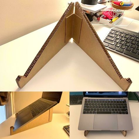 Diy Laptop Stand, Magnet Fishing, Diy Laptop, Old Pianos, Pc Setups, Gold Curtains, Old Dressers, Diy Cardboard, Old Clothes