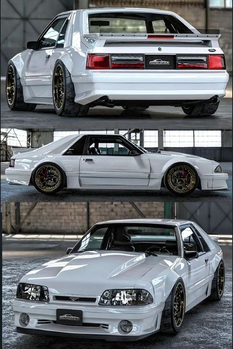 Custom Fox Body Mustang, Ford Mustang Fox Body 1990, Notchback Mustang, Ford Fox, Mustang Svo, Foxbody Mustang, 93 Mustang, Fox Mustang, Ford Motorsport