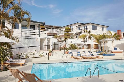 Robert McKinley renovates 1930s motor lodge into minimal retreat in Laguna Beach Hotel Joaquin, Southern California Beaches, Laguna Beach California, Beach Hotel & Resort, Wellness Travel, Outdoor Inspirations, Beach Hotels, Newport Beach, Laguna Beach