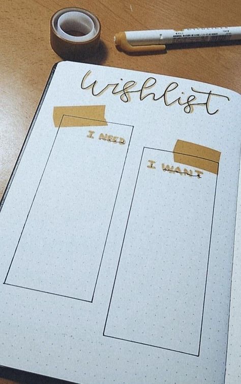 Aesthetic Wishlist Template, Journal Ideas Wishlist, Bulett Journal Page Ideas Aesthetic, Bullet Journal Wishlist Ideas, Wishlist Ideas Aesthetic Journal, Journal Wishlist Ideas, Idee Bullet Journal Aesthetic, Book Wishlist Template, Boulet Journal Ideas Pages Aesthetic