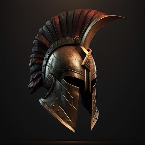 Buy Spartan Helmet Online in India - Etsy Gladiator Helmet Art, Gladiator Helmet, Spartan Tattoo, Warrior Helmet, Vikings Ragnar, Ancient Armor, Greek Warrior, Spartan Helmet, Spartan Warrior