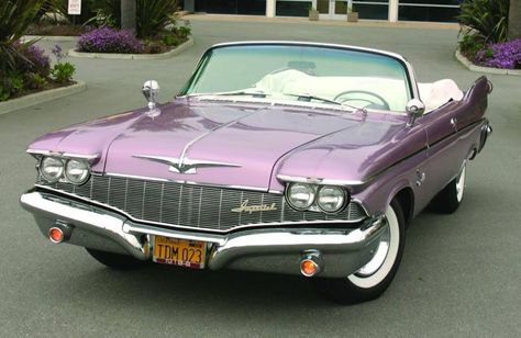 1960 Imperial Crown convertible. Old Vintage Cars, Chrysler Cars, Imperial Crown, Chrysler Imperial, Chrysler Voyager, American Classic Cars, Old Classic Cars, Classy Cars, Pretty Cars