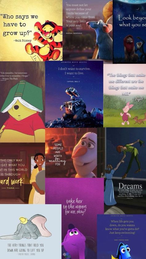 Disney Quotes For School, Relatable Disney Quotes, Disney Quote Aesthetic, Disney Motivational Wallpaper, Disney Wallpaper With Quotes, Disney Movie Quotes Aesthetic, Disney Princess Quotes Wallpaper, Disney Character Quotes Inspirational, Disney Quotes Aesthetic Wallpaper