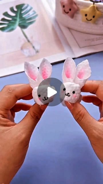 Saziyamalik Sketcher on Instagram: "Tissue paper bunny🐰🐰" Chinese New Year Crafts For Kids, Paper Bunny, Easy Easter Decorations, Easter Tree Decorations, Diy Wall Art Decor, Easter Egg Crafts, Easter Decorations Kids, Easter Decorations Vintage, Easter Decorations Christian