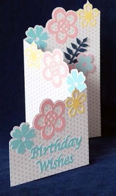 Where To Find Free Cut Files For Mothers Day Cards Z Fold Birthday Cards, Cricut Birthday Cards Free Svg, Cards With Flowers, Birthday Card Template Free, Cascading Card, Cricut Birthday Cards, Z Cards, Cricut Birthday, Fancy Fold Card Tutorials