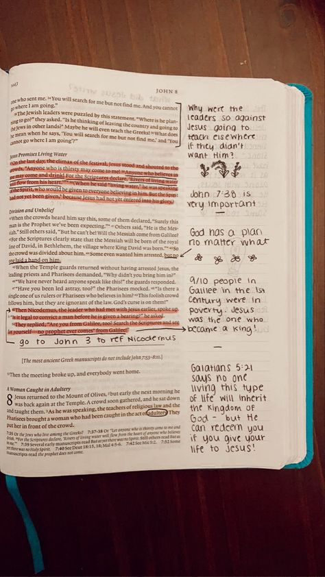 John 7 Bible Journaling, John 4 Bible Journaling, John Bible Journaling, John Bible, Bible John, Hymn Art, Bible Journaling Ideas Drawings, Bible Journal Notes, Bible Doodling