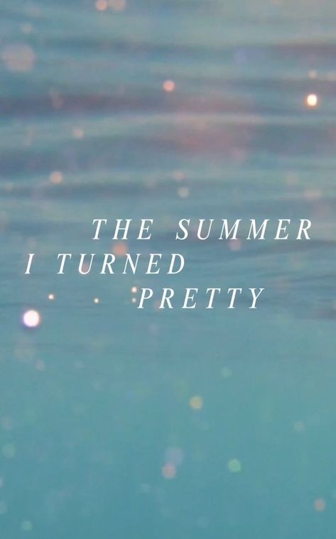 The Summer I Turned Pretty, Pretty Photos, Summer Wallpaper, Summer Bucket Lists, Summer Feeling, Summer Dream, Book Show, Room Posters, Ipad Wallpaper