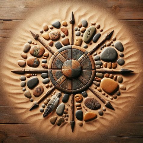 The Medicine Wheel, also known as the Sacred Hoop or Sacred Circle, is a powerful symbol used by many Indigenous cultures, including Native American t... - Medicine Wheel Garden Native American, Medicine Wheel Art, Native American Medicine Wheel, Sacred Circle, Woman Authors, Shamanic Healing, Medicine Wheel, Cycle Of Life, Indigenous Culture