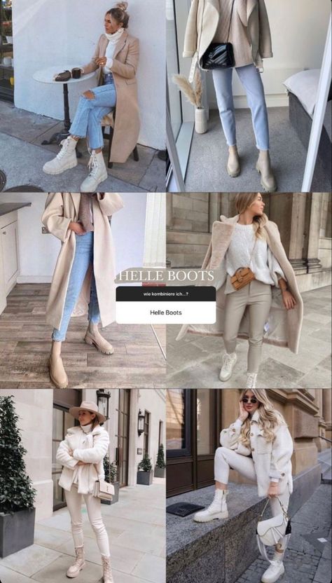 Winter Trendy Outfits, Trendy Outfits For School, Fall Trendy Outfits, Trendy Outfits Fall, Trendy Outfits 2022, Outfit Botas, Nude Outfits, Winter Fashion Outfits Casual, Beige Outfit