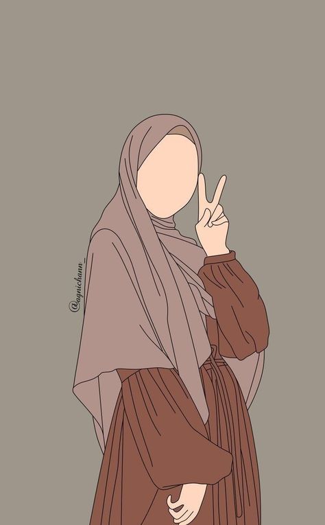 Hijabi Pfp Cartoon, Cute Hijab Cartoon Wallpaper, Fesyen Islam, Hijab Drawing, Islamic Cartoon, Anime Muslim, Hijab Cartoon, Cartoon Girl Drawing, Islamic Artwork