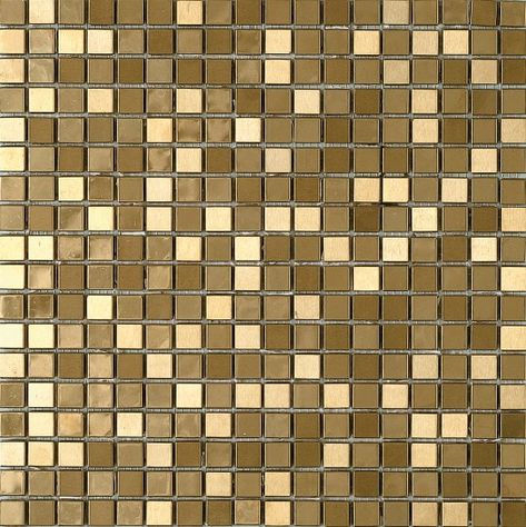 Metallic Mosaic Tiles - Gold Coast Tile Store - Nerang Tiles - Largest Range of Floor & Wall Tiles Gold Mosaic Tile, Traditional Tile Design, Wall Tile Texture, Marble Floor Pattern, Brick Look Tile, Mosaic Texture, Tile Cladding, Gold Tile, Gold Mosaic