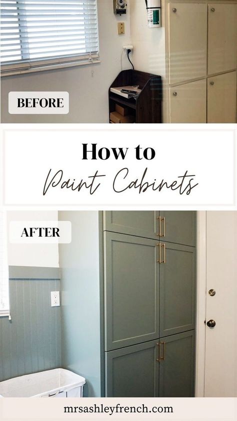 Kitchen Cabinets Painting, Cabinet Makeover Ideas, Sanding Furniture, How To Paint Kitchen Cabinets, Modern Traditional Home, Diy Furniture Makeover Ideas, Paint Cabinets, Paint Kitchen Cabinets, How To Paint Furniture