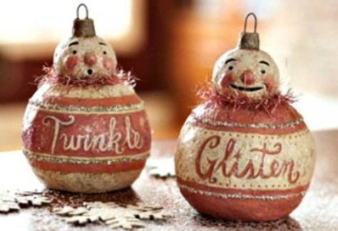 Diy Schneemann, Diy Snowman, Snowman Christmas Tree, Snowman Crafts, Christmas Ornaments Homemade, Primitive Christmas, Handmade Christmas Ornaments, Vintage Christmas Decorations, Winter Crafts