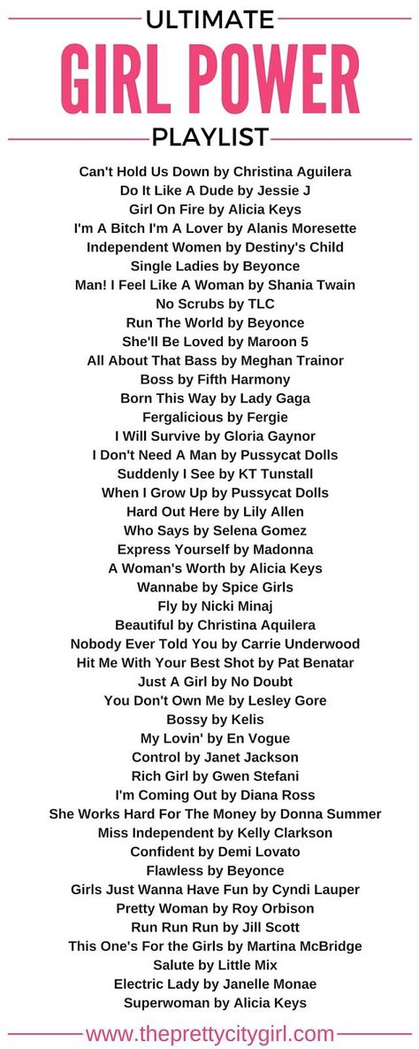 40+ Songs | Girl Power Playlist (scheduled via http://www.tailwindapp.com?utm_source=pinterest&utm_medium=twpin) Creed Motivation, Motivation Songs, Fearless Motivation, Motivation Letter, Meredith Brooks, Pretty City, Girl Power Playlist, Workout Songs, Sara Bareilles