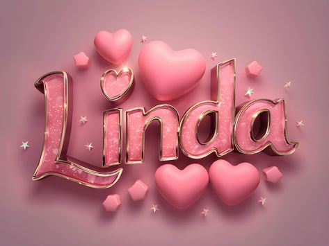 Linda Name Logo Design Background Linda Name Typography Beautiful Art Vector Format Logo Name Design Art, Jean Name, Logo Design Background, Name Typography, Name Design Art, Name Logo Design, Stationery Templates, Business Card Maker, Flyer Maker