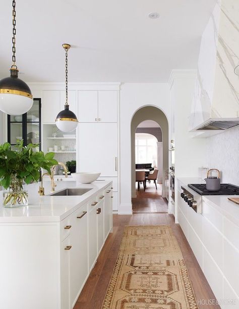 Arched doorways bring the French feel home. | Photographer: Alex Lukey | Designer: Erin Feasby & Cindy Bleeks, Feasby & Bleeks Design Living Colors, Arch Doorway, Spanish Revival, Lodge Style, Gorgeous Kitchens, Kitchen Trends, Coffered Ceiling, 2020 Design, Cottage Kitchen