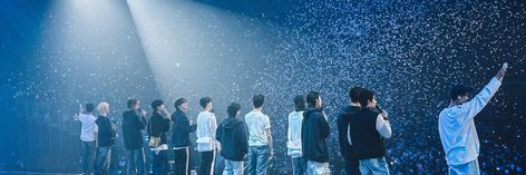 Blue Cover Photo Facebook Aesthetic, Seventeen Blue Header, Seventeen Banner Twitter, Seventeen Landscape Photo, Seventeen Notion Header, Seventeen Landscape Wallpaper, Blue Header Kpop, Seventeen Group Photo Landscape, Seventeen Blue Icon