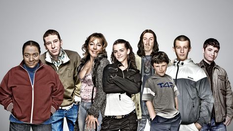 Shameless UK (Large Pic) Jody Latham, Shameless Uk, Shameless Tv Series, Spike Island, Anne Marie Duff, Shameless Season, British Tv Comedies, Shameless Characters, Trashy Mcbling