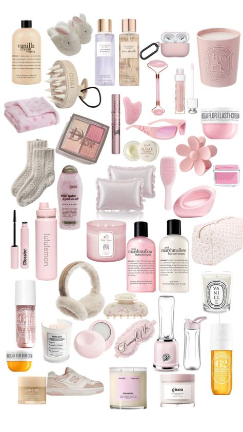 #pinkpilatesprincess #coquette #thatgirl #cleangirl #pink #vanilla #dior #vibes #beauty Coquette Beauty Products, Pink Wishlist Aesthetic, Pink Vanilla Girl Room, Pink Christmas List, Coquette Things To Buy, Pink Vanilla Girl Aesthetic, Coquette Essentials, Christmas Wishlist Aesthetic, Aesthetic Christmas Wishlist