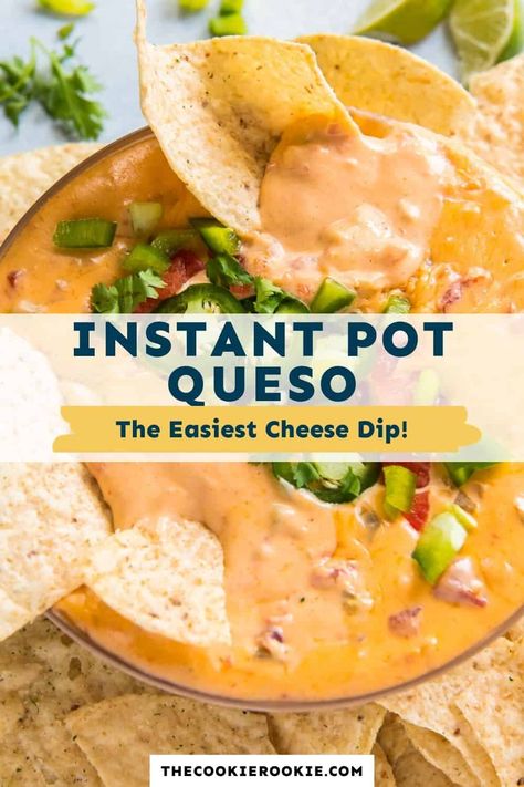 Instant Pot Queso, Queso Dip Easy, Chili Con Queso Dip, Sausage Queso Dip, Easy Cheese Dip, Spicy Queso, Instapot Meals, Queso Dip Recipes, Queso Recipe