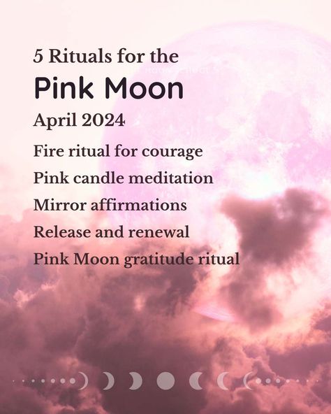 5 Sweet Rituals for April’s Pink Moon Pink Full Moon Affirmations, Full Pink Moon Ritual, April Full Moon Ritual, Pink Moon Affirmations, Pink Moon Spells, Pink Moon Ritual 2024, Pink Moon Ritual, Front Porch Fence, Fence Makeover