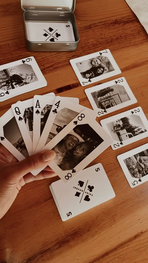 For Anniversary, Wedding Signing Book, Engagement Party Cards, Photo Playing Cards, Groomsmen Gifts Flask, Poker Gifts, Personalized Playing Cards, 1st Wedding Anniversary Gift, Custom Playing Cards