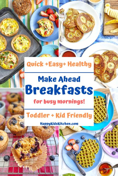 Kid Breakfast Meal Prep, Blw Recipes Meal Prep, Breakfast Meal Prep For Toddlers, Make Ahead Waffles To Freeze, Food Prep For Toddlers, Blw Breakfast Meal Prep, Meal Prep Breakfast Kids, Breakfast Ideas For Kindergarteners, Sweet Make Ahead Breakfast