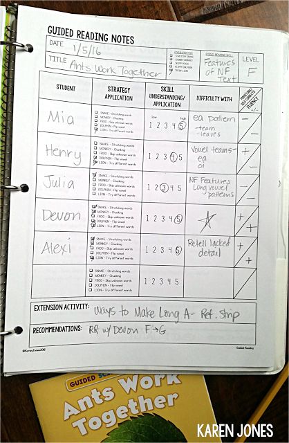 Guided Reading in First Grade Intermediate Classroom, Literacy Circles, 2024 Classroom, Anecdotal Notes, Educational Therapy, School Planning, Guided Reading Lessons, School Of Life, Small Group Reading