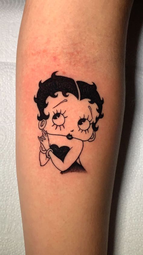 Plan Tattoo, Bubblegum Coquette, Betty Boop Tattoo, Betty Boop Birthday, Betty Boop Tattoos, Getting Tattooed, Food Tattoos, Tattoo Time, Betty Boop Art