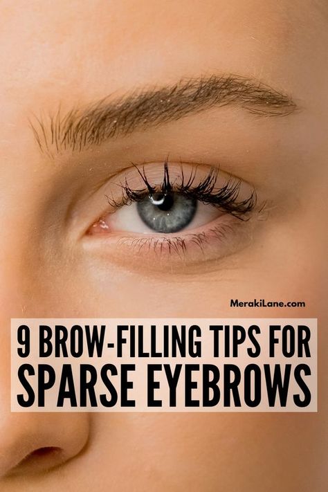 Fill In Sparse Eyebrows, Darken Eyebrows, Feathery Brows, Thicker Brows, Grow Eyebrows Thicker, Eyebrow Products, Get Thick, How To Do Eyebrows, Light Eyebrows