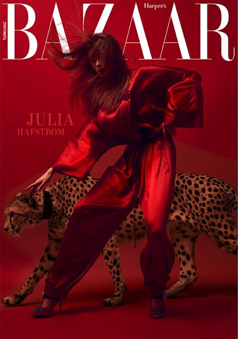 Julia Hafstrom, Jean Paul Goude, Harpers Bazaar Covers, Patrick Demarchelier, Fashion Magazine Cover, Steven Meisel, Fashion Cover, Img Models, Vogue Covers