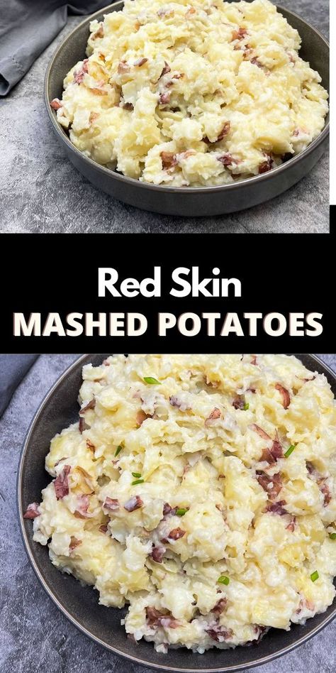 Healthy Mashed Red Potatoes, Best Red Skin Mashed Potatoes, Creamy Mashed Red Potatoes, Red Skin Mashed Potatoes Recipe, Creamy Red Skin Mashed Potatoes, Red Skin Potatoes Recipe, Red Skin Mashed Potatoes, Mashed Red Potatoes, Chinese Chicken Salad Recipe