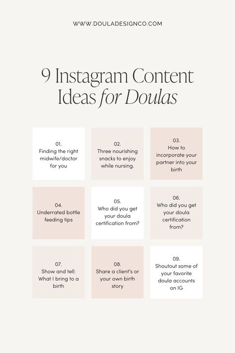 Doula Content Ideas, Doula Post Ideas, Doula Social Media Content, Doula Instagram Posts, What Is A Doula, Doula Content, Doula Office, Doula Marketing, Doula Essentials