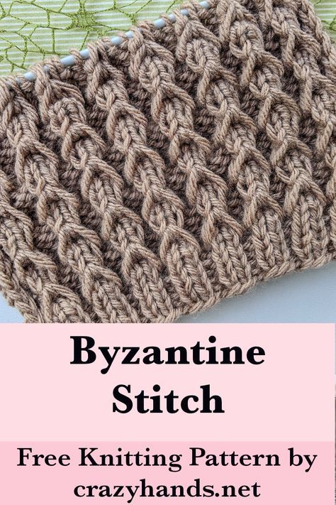 Free Byzantine Ribbed Knit Stitch Pattern #knitstitch #knitstitchpattern #knittingstitch #knittingstitches #knitting #knit #howtoknit #knitpattern #knittingpattern #knittedstitch Ribbed Knitting Patterns, Knitted Stitch Patterns, Rib Patterns Knitting, Knitting Stitch Patterns Free, Circular Knitting Patterns Free, Fun Knitting Projects, Knitting Charts Free, Rib Knit Pattern, Knit Stitch Patterns Free