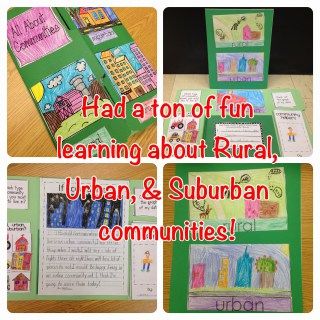 Rural, Urban, and Suburban Communities = FUN! – Simply Skilled in Second Social Studies Communities, Second Grade Social Studies, Communities Unit, 2nd Grade Social Studies, Third Grade Social Studies, Social Studies Projects, 3rd Grade Social Studies, Social Studies Education, Social Studies Unit