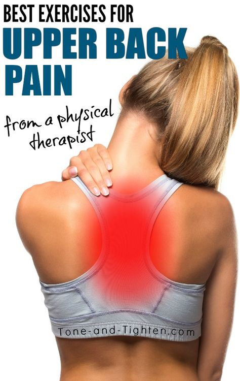 Thoracic Spine Pain | Upper Back Exercises From A Physical Therapist Exercises For Upper Back Pain, Exercises For Upper Back, Upper Back Exercises, Low Back Pain Relief, Middle Back Pain, Spine Pain, Physical Therapy Exercises, Back Pain Remedies, Upper Back Pain