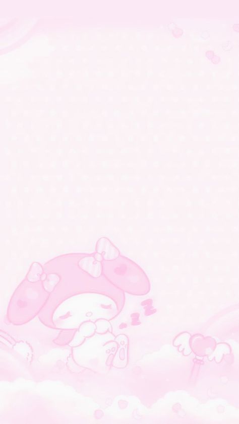 My Melody Heart Wallpaper, Light Pink My Melody Wallpaper, My Melody Lockscreen Aesthetic, My Melody Lockscreen Wallpaper, Pink My Melody Wallpaper, Cute My Melody Wallpaper, Melody Lockscreen, My Melody Aesthetic Wallpaper, My Melody Lockscreen