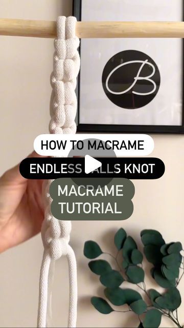 Endless Falls Knot, Bobbiny Crochet, Macrame Cords, How To Macrame, Knot Macrame, Crochet Macrame, Macrame Tutorial, Macrame Cord, I ❤ Ny