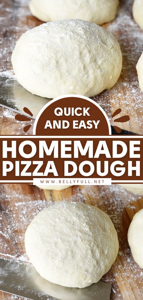 Quick and Easy Pizza Dough Recipe Easy Homemade Pizza Dough, Homemade Pizza Dough Recipe, Homemade Pizza Dough Easy, Best Pizza Dough Recipe, Pudding Chia, Pizza Dough Recipe Easy, Best Pizza Dough, Easy Pizza Dough, Easy Homemade Pizza